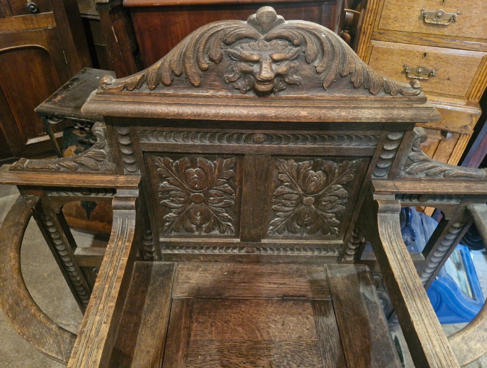 Victorian carved oak 