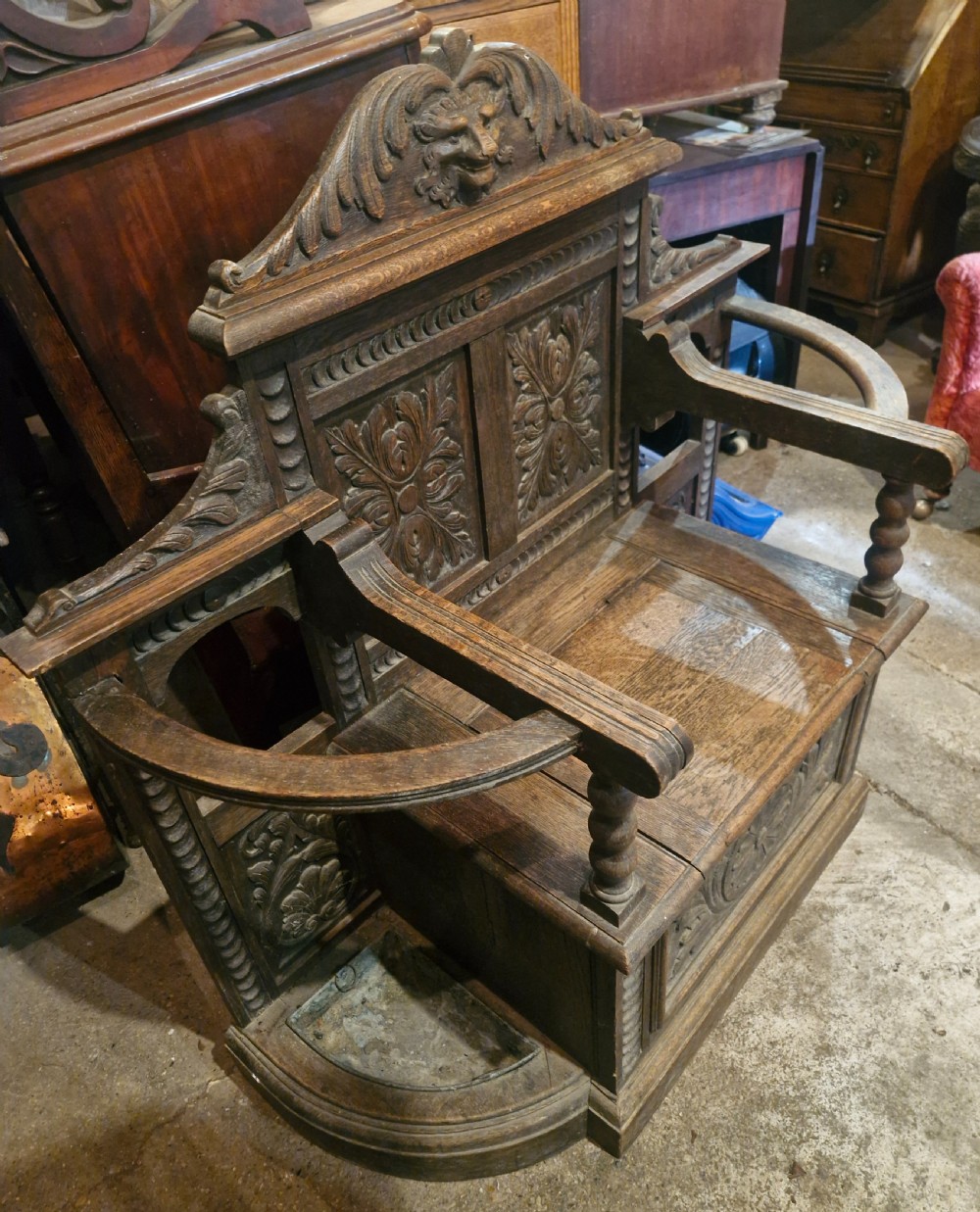 Victorian carved oak 