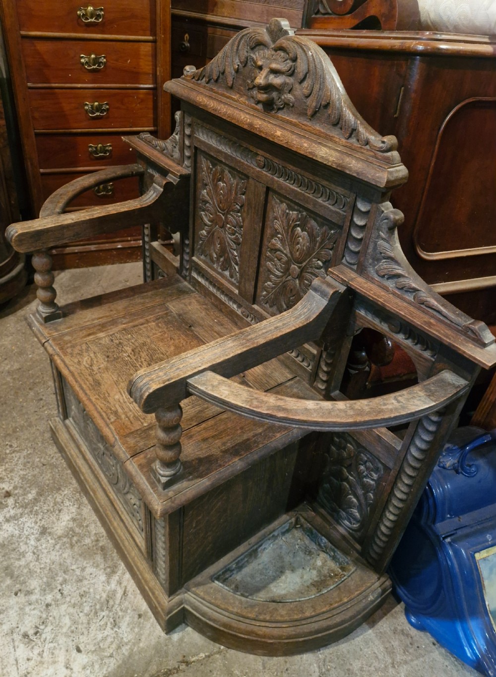 Victorian carved oak 