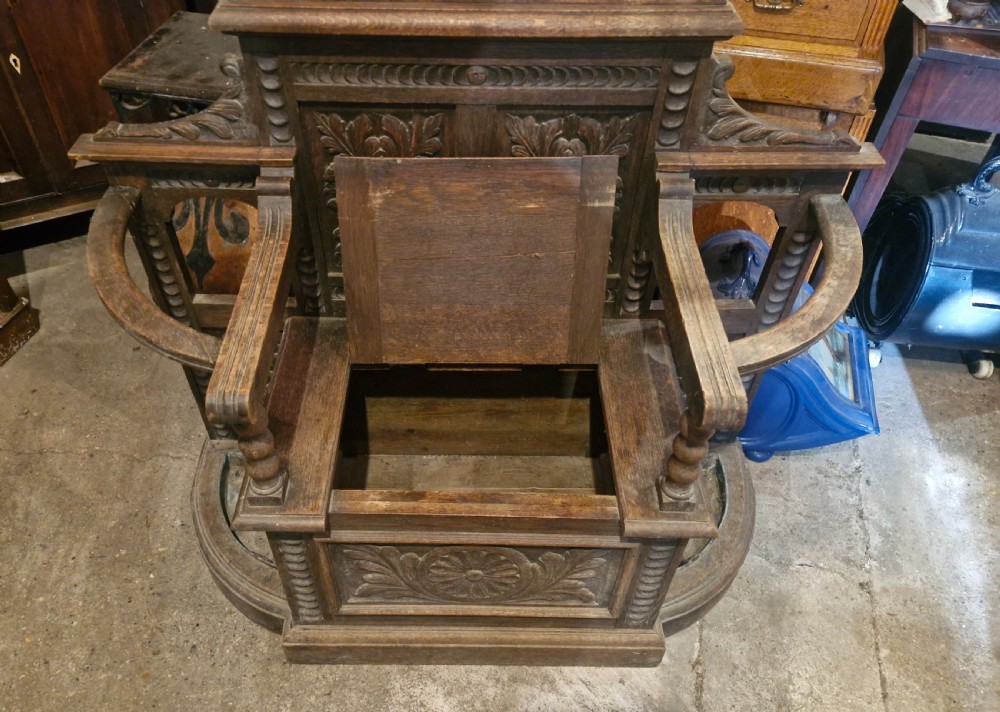 Victorian carved oak 