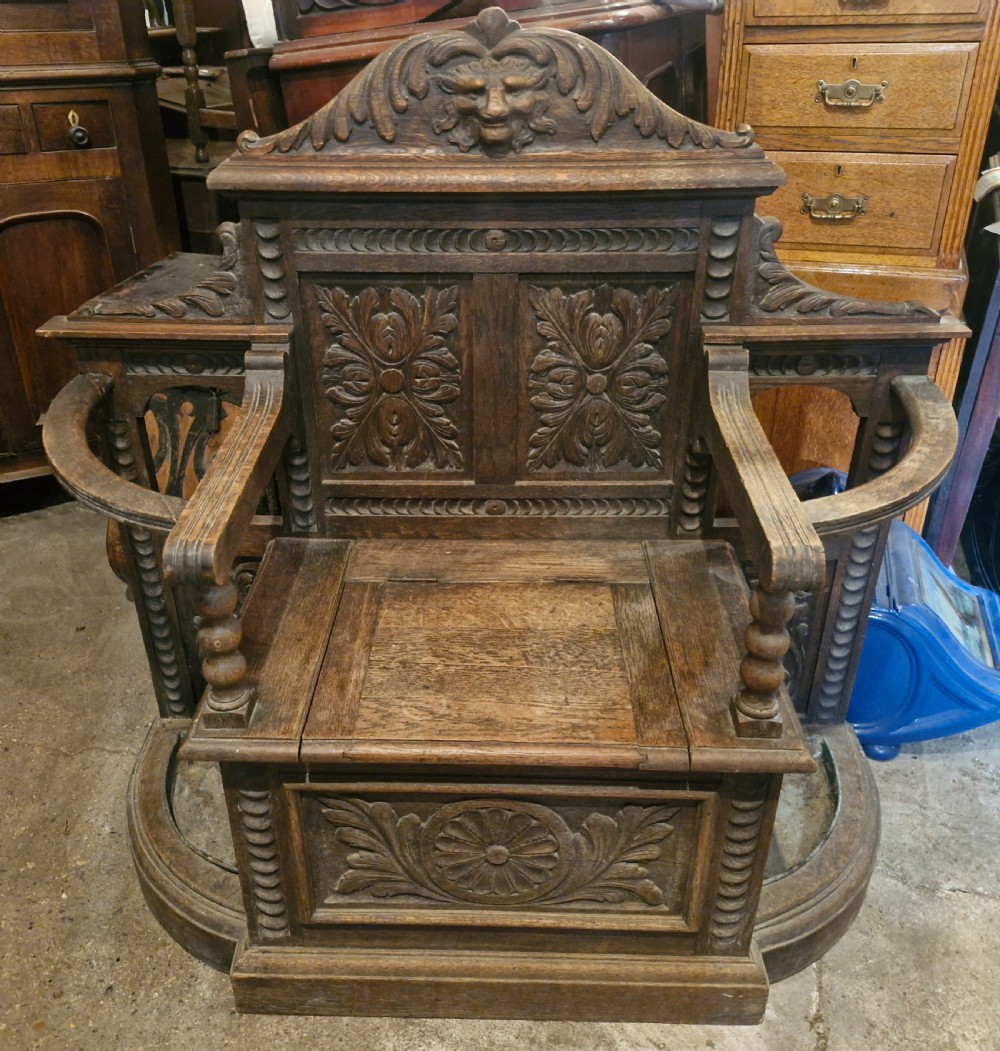 Victorian carved oak 