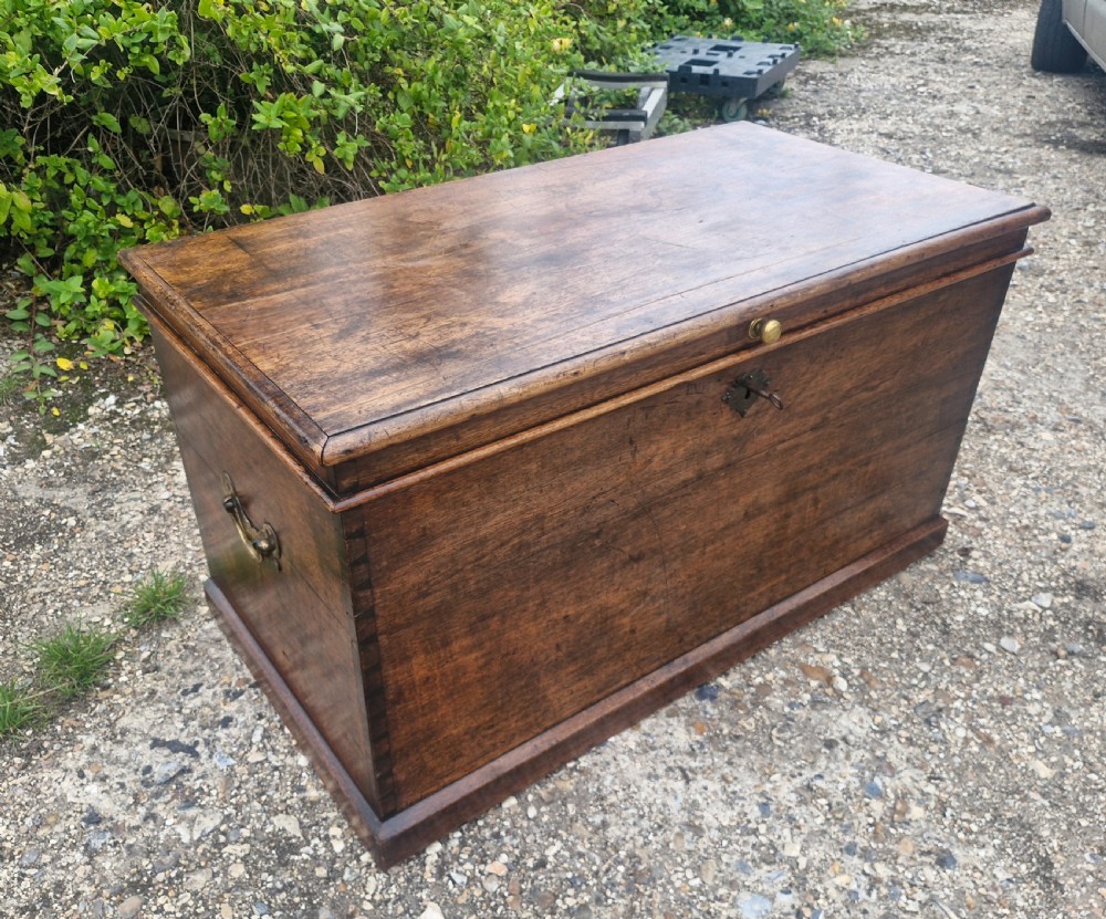 Regency mahogany mahogany trunk. View II