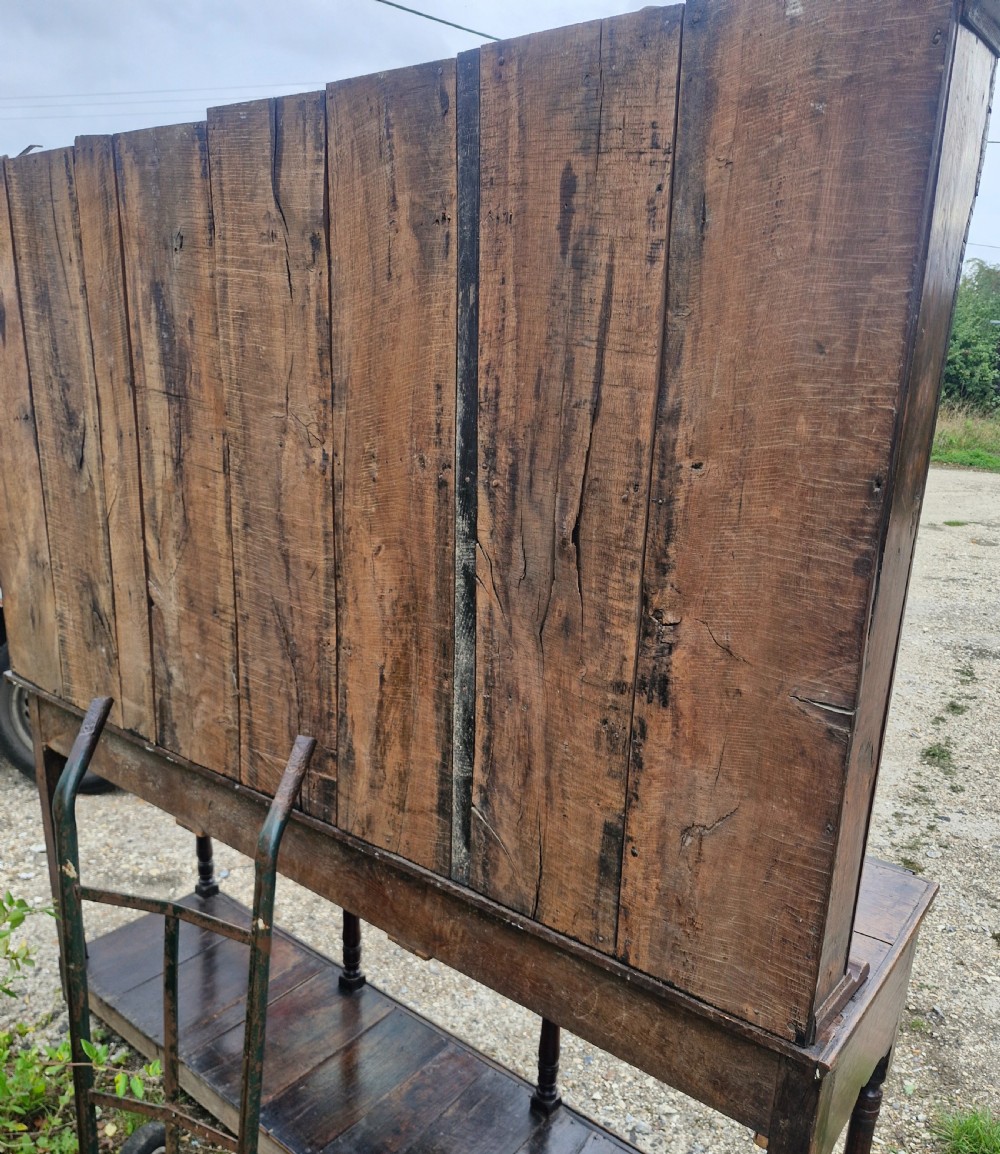 Regency oak pot board Welsh dresser.  View II