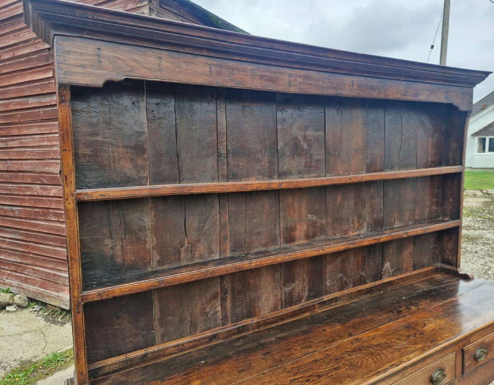 Regency oak pot board Welsh dresser.  View V