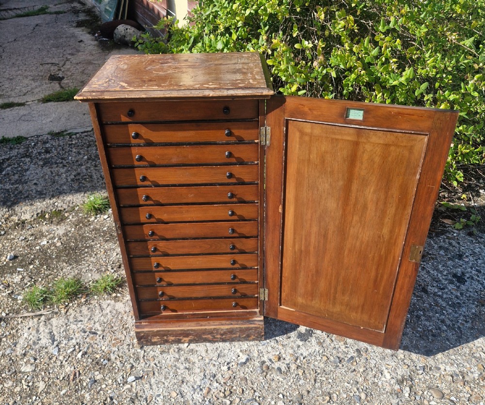 19th century specimen cabinet. 