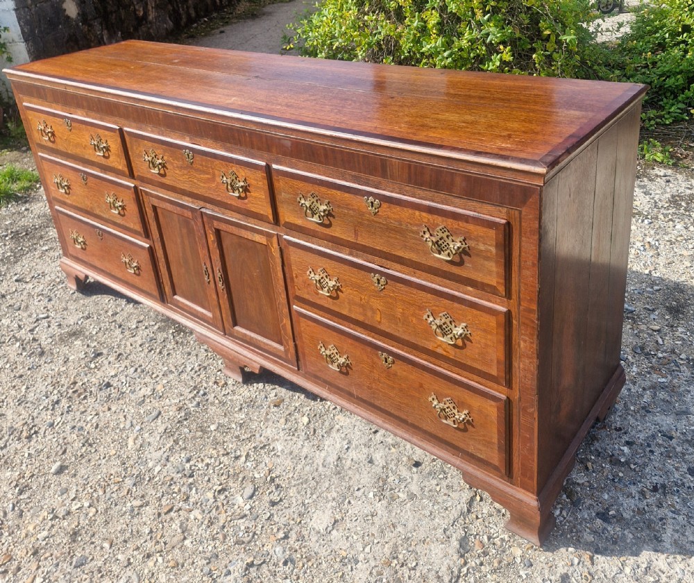 Large oak dresser base.  View VII