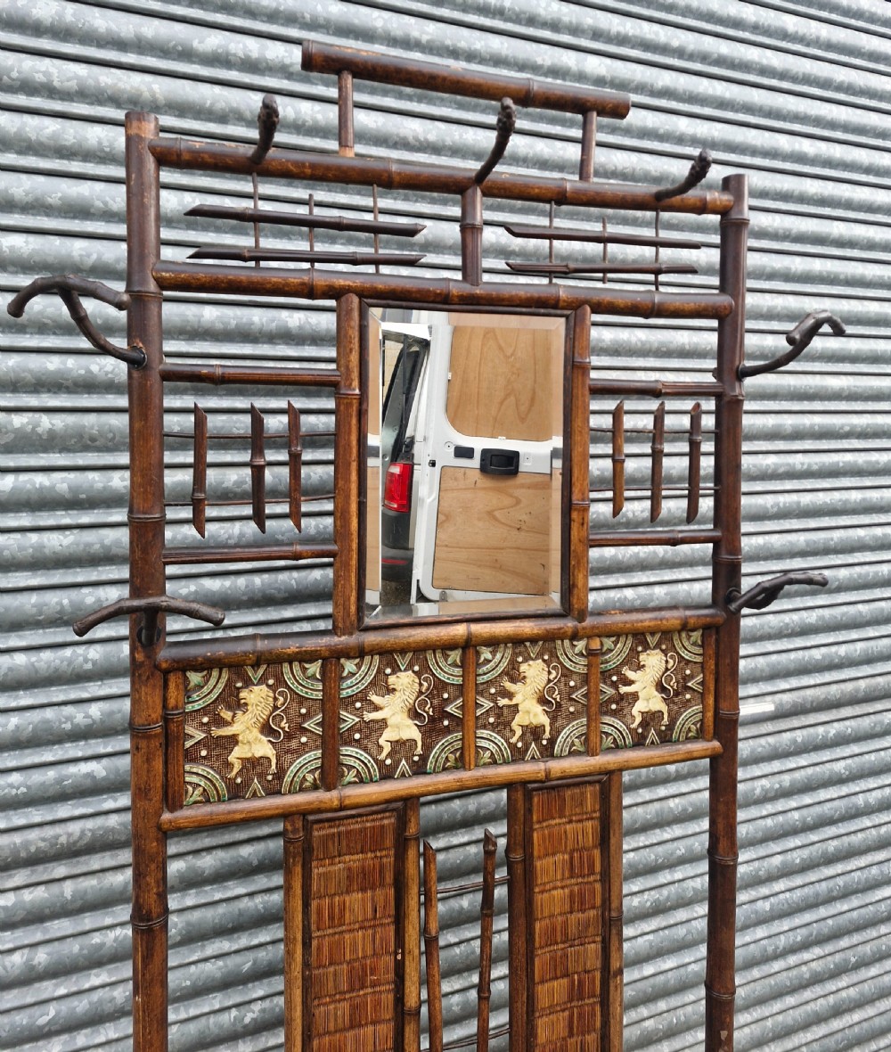 Victorian bamboo hallstand.  View IV