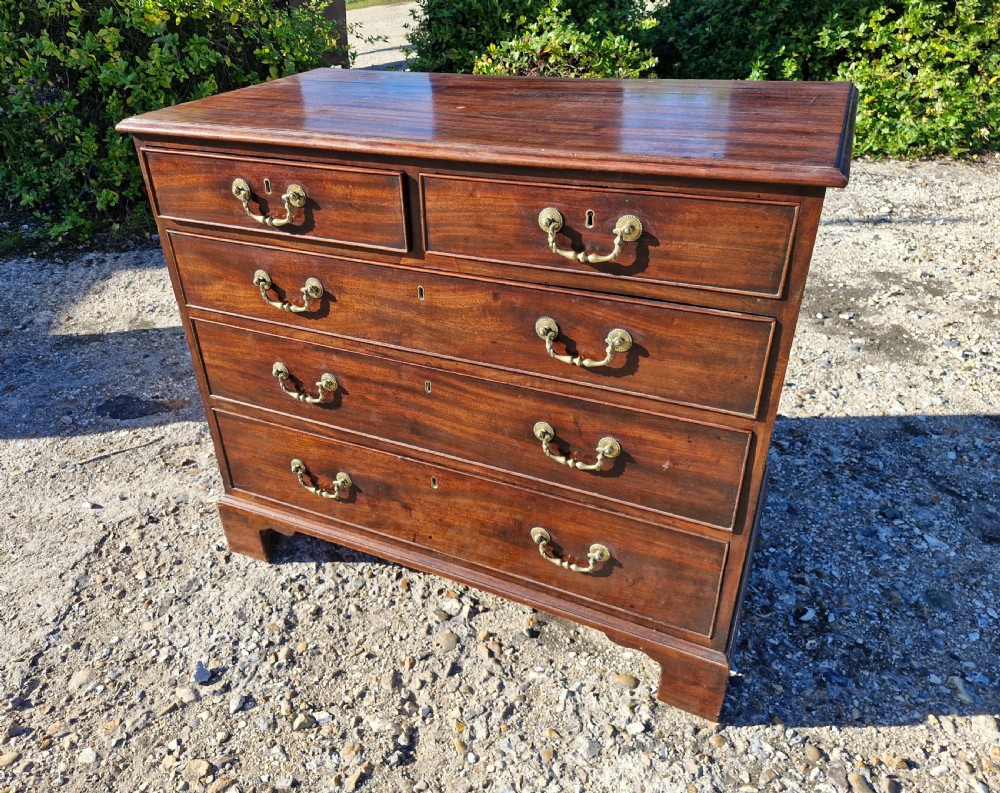 Mid 18th century mahogany chest of drawers in the Chippendale manner.  View III