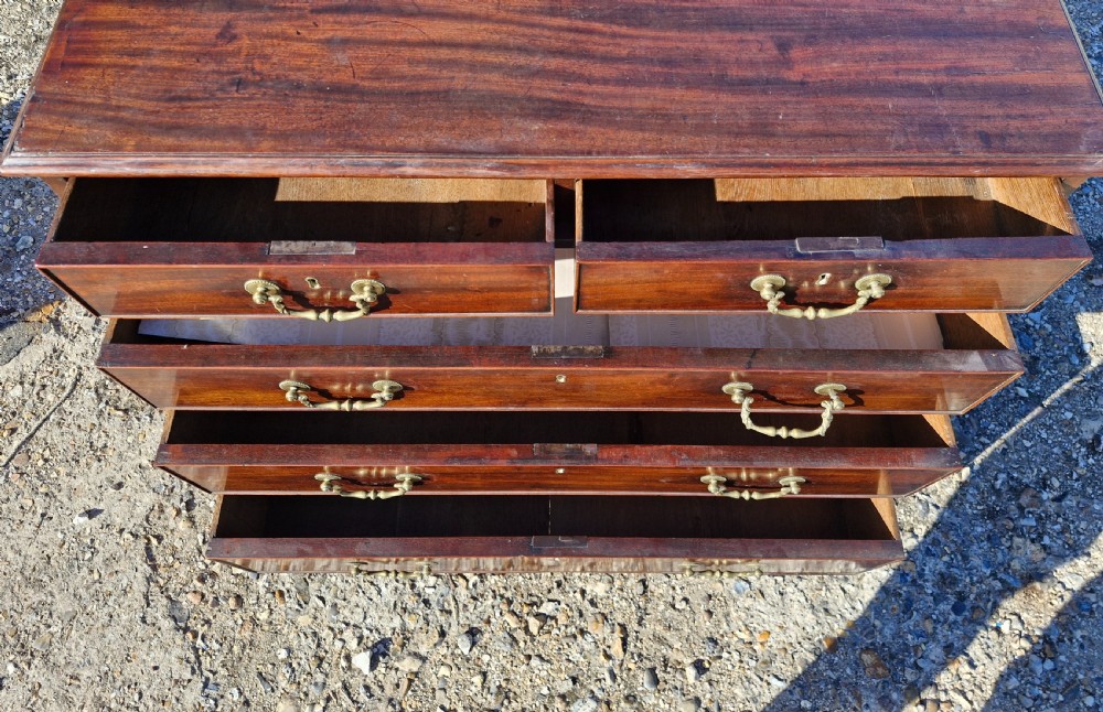Mid 18th century mahogany chest of drawers in the Chippendale manner.  View XI