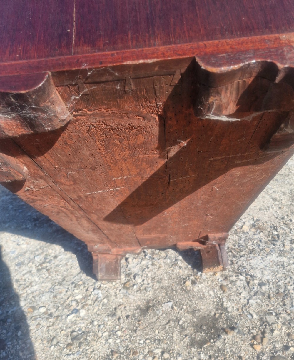 Mid 18th century mahogany chest of drawers in the Chippendale manner.  View XIII