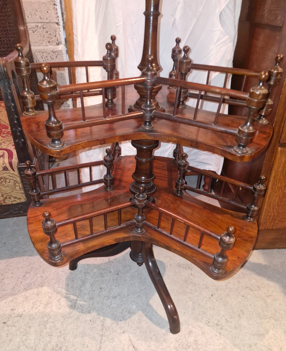 Victorian revolving book table.  View III