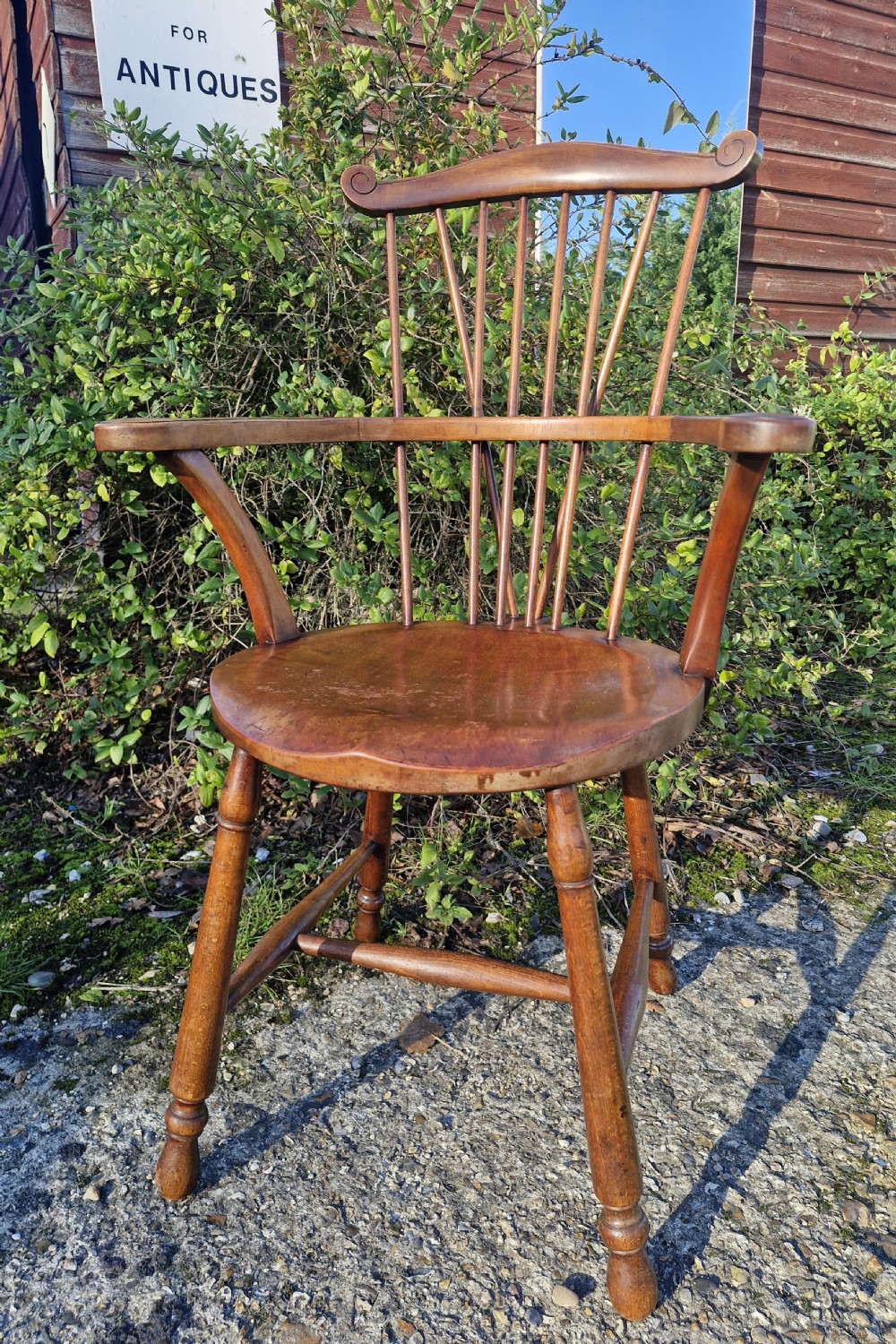 Goldsmith stick Windsor armchair.  View VII