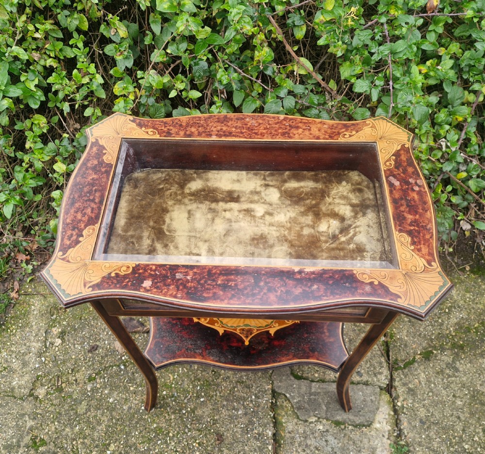 Unusual decorated bijouterie display table.  View IX