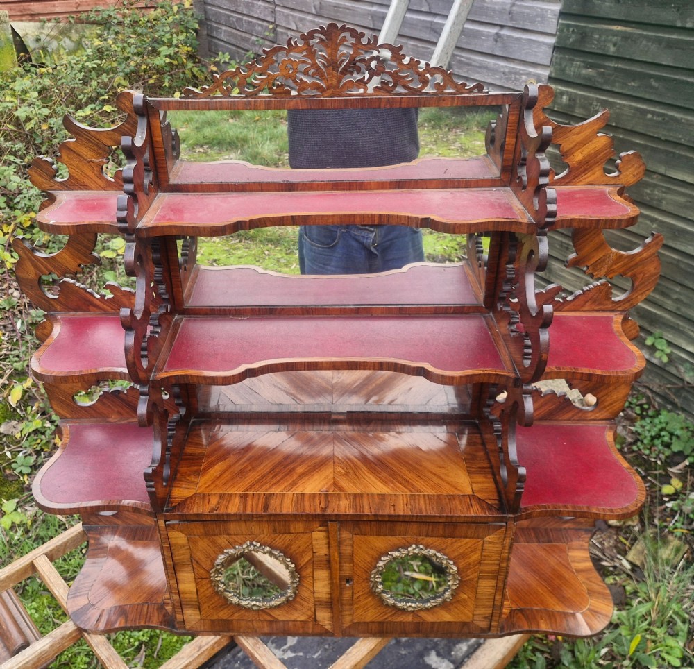 Victorian wall shelves. 