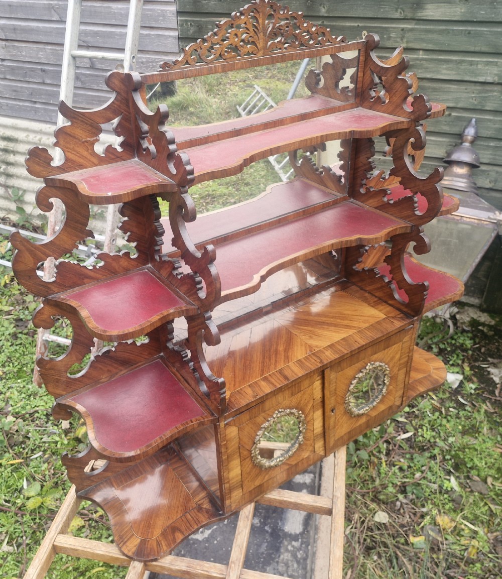 Victorian wall shelves.  View II