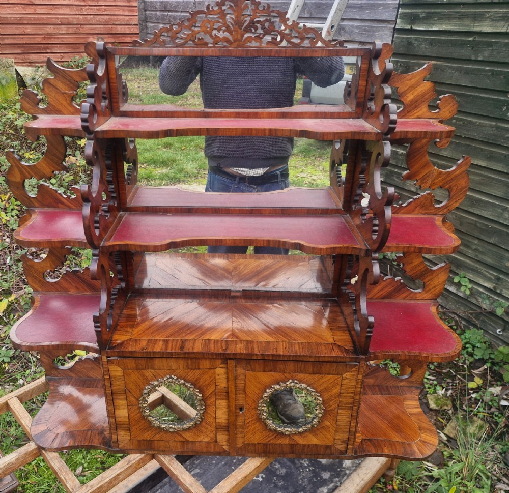 Victorian wall shelves.  View VII