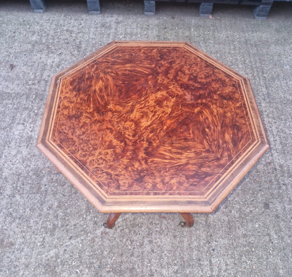 Late Victorian occasional table following a Gillows design . View IV