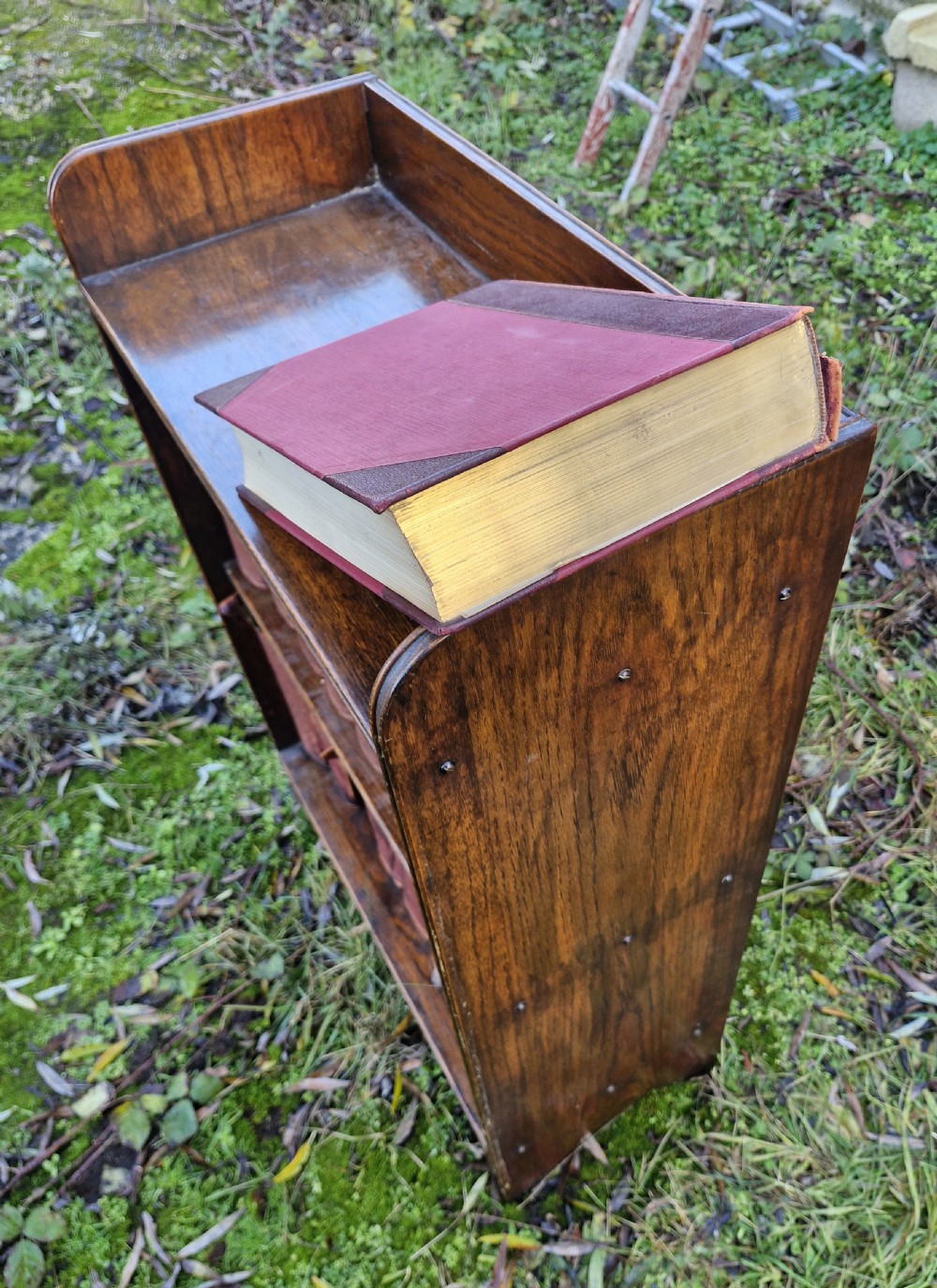 Set of Encyclopedia Britannica  - 1910 1911 in original bookcase.  View XII