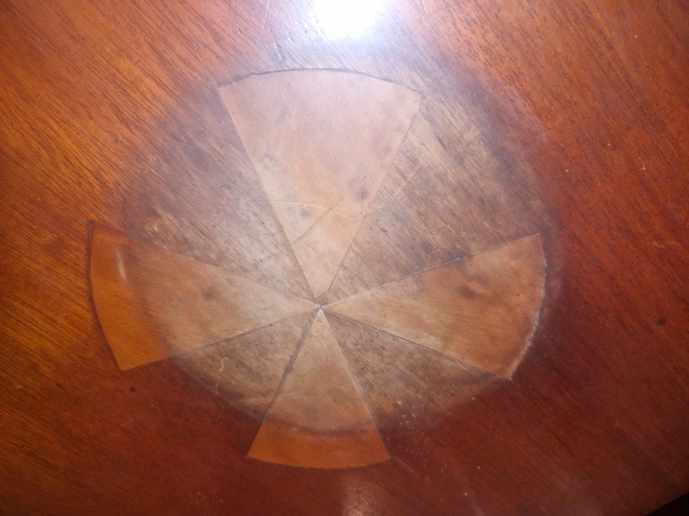 Pair of Moorish influence mahogany occasional tables.  View XIII