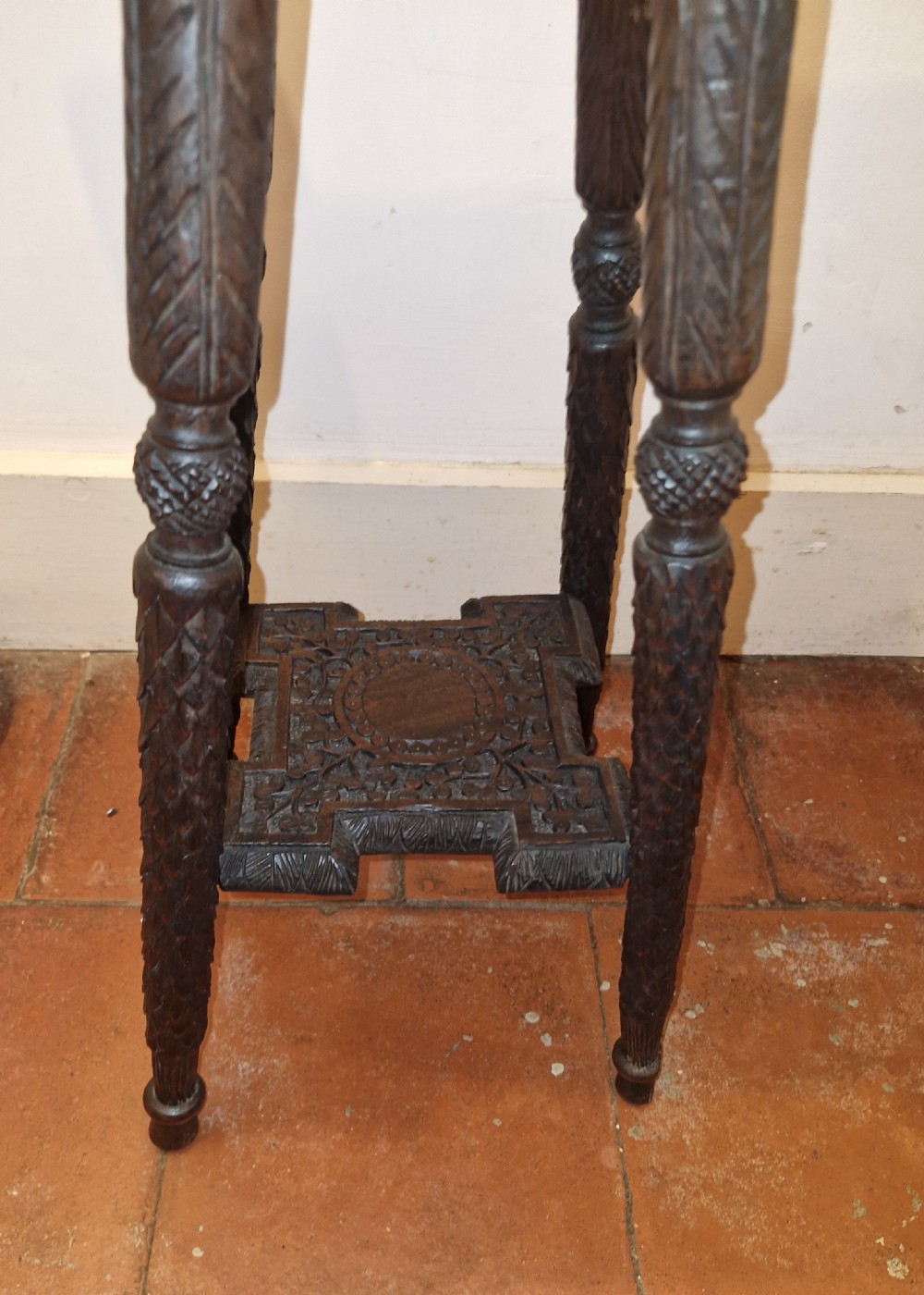 Anglo Indian 2 tier occasional table. View III