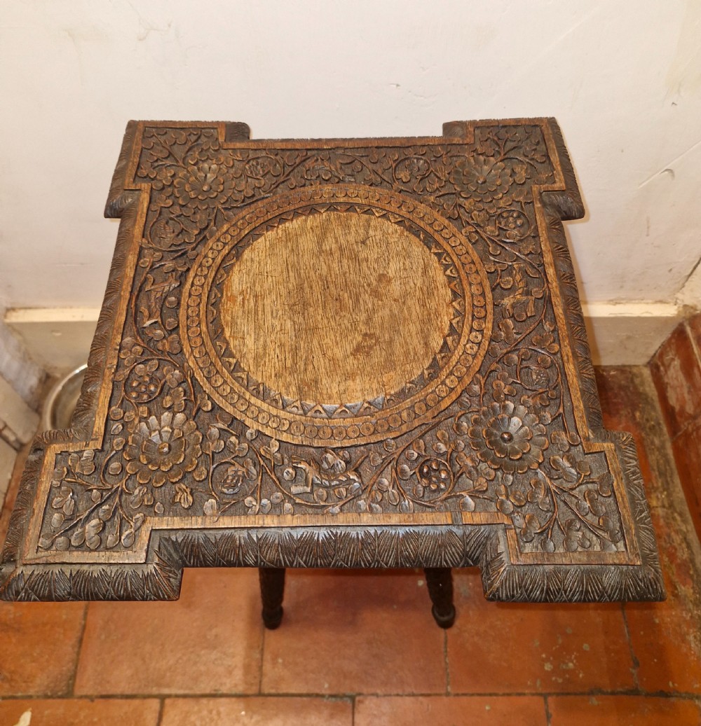 Anglo Indian 2 tier occasional table. View V
