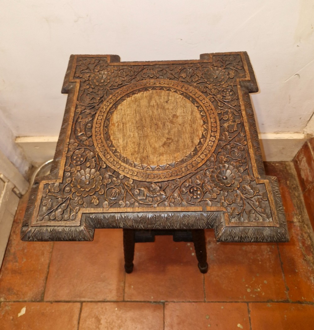 Anglo Indian 2 tier occasional table. View VI