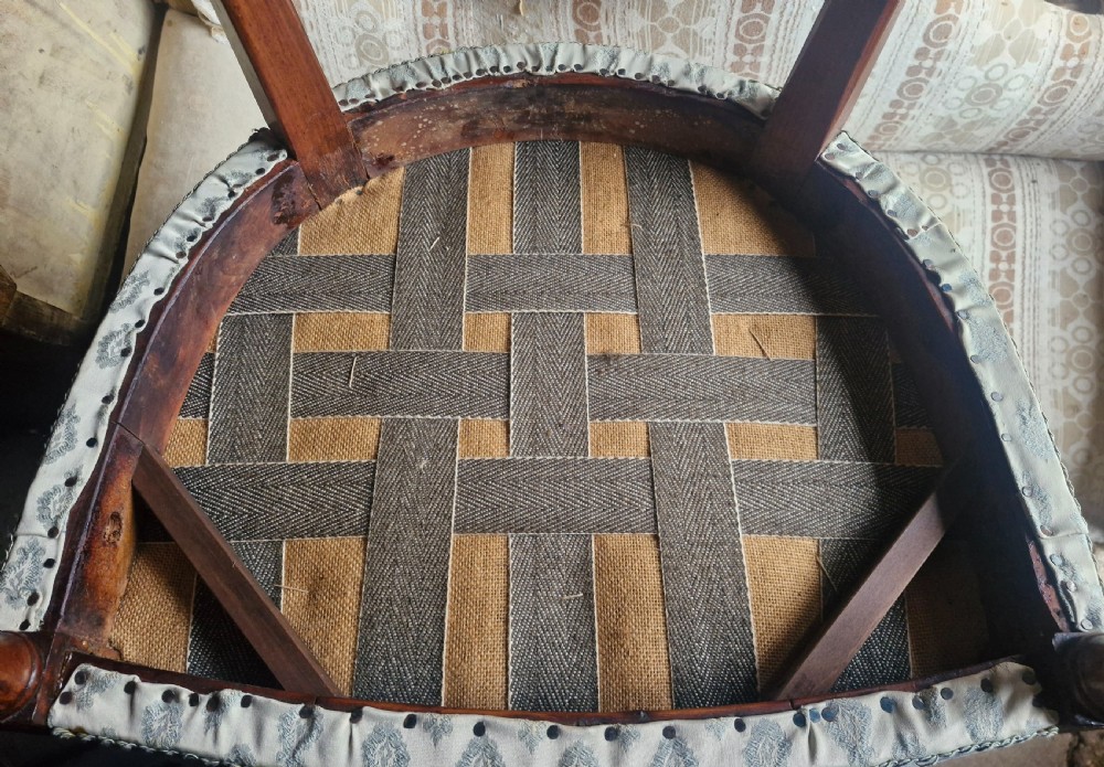 Elegant early 19th century mahogany desk armchair.  View II