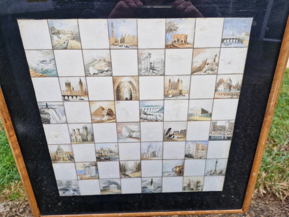 19th century chess table. View II