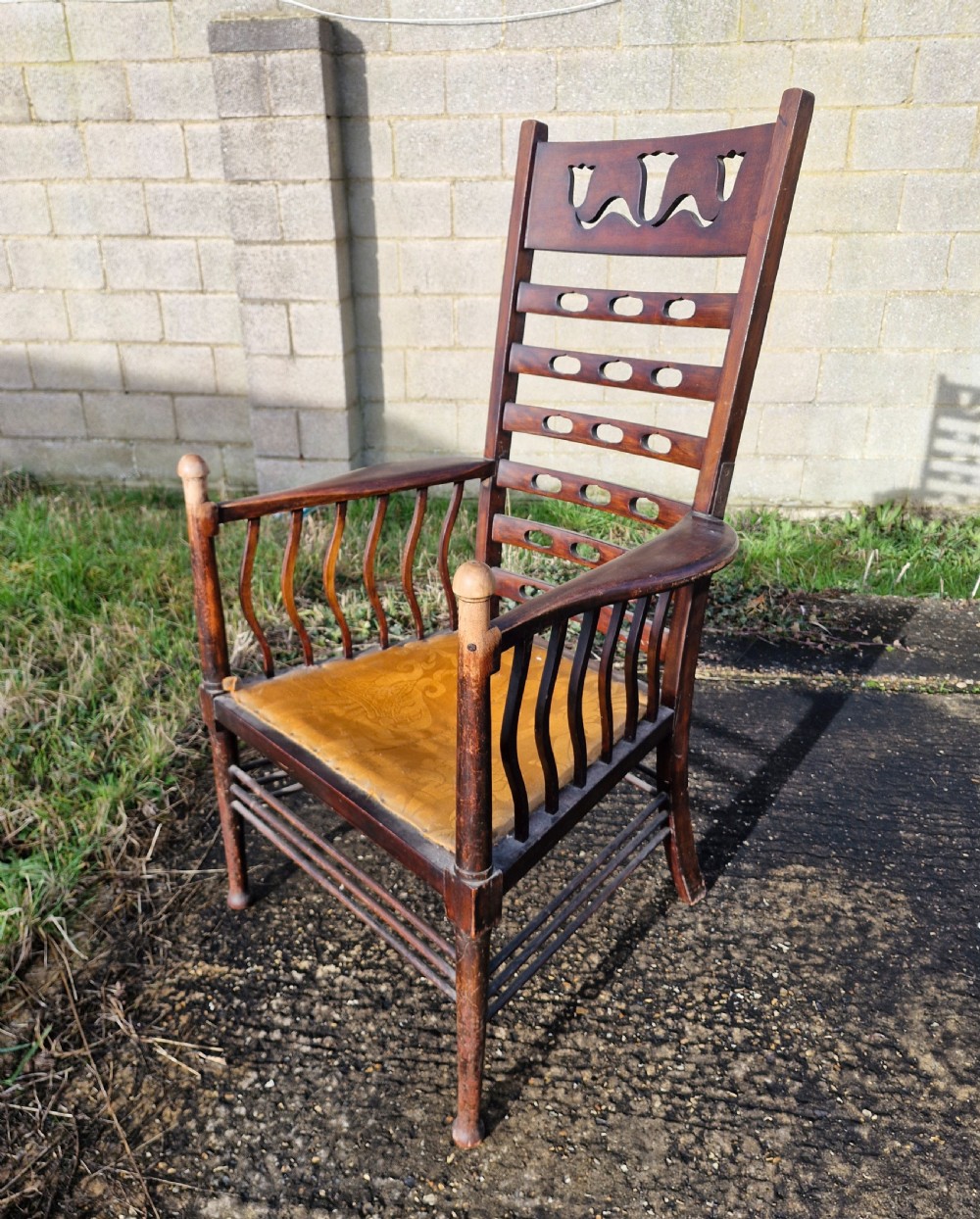 Art Nouveau armchair. 