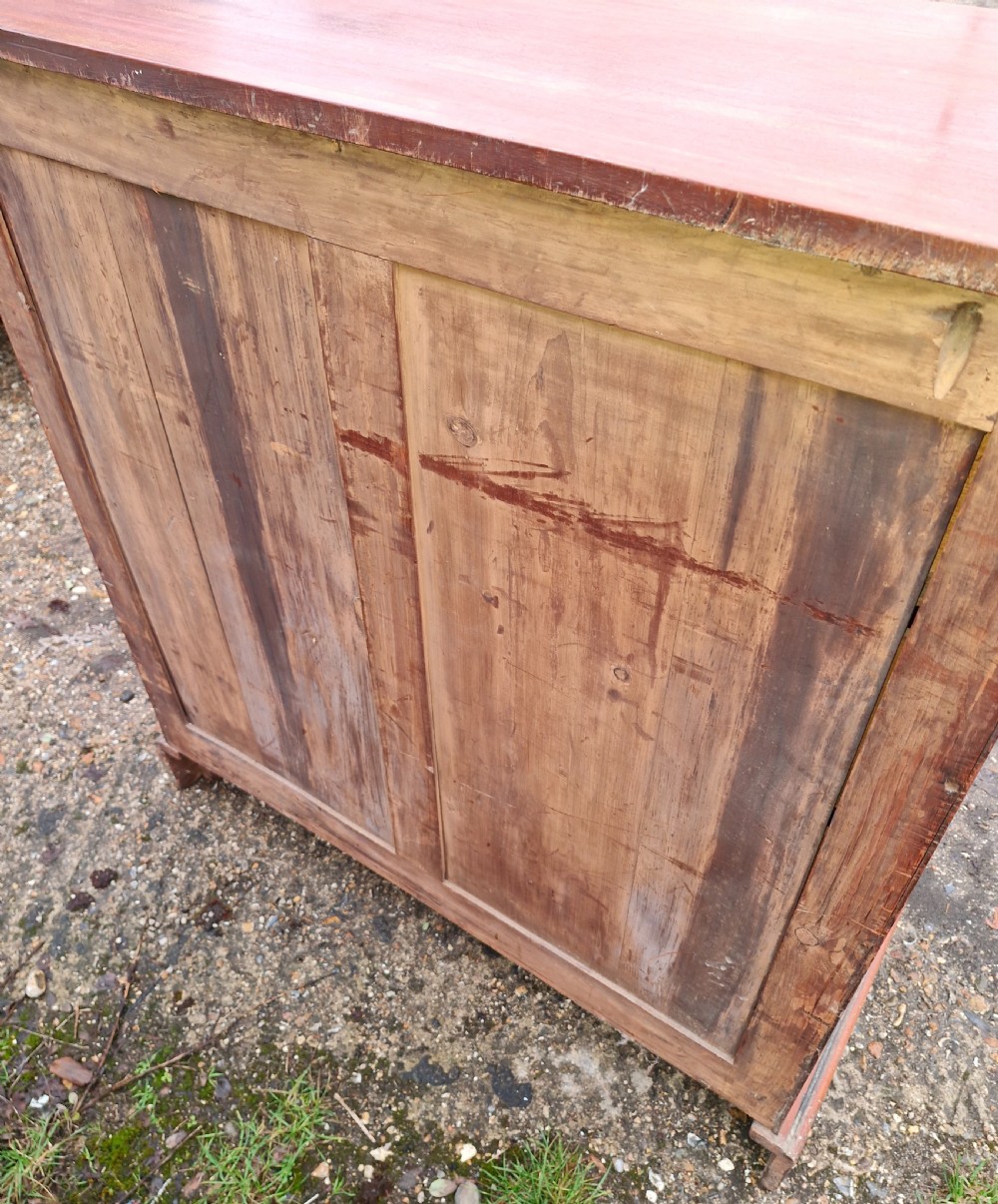 Victorian chest of drawers. Stamped Maple & Co. View II