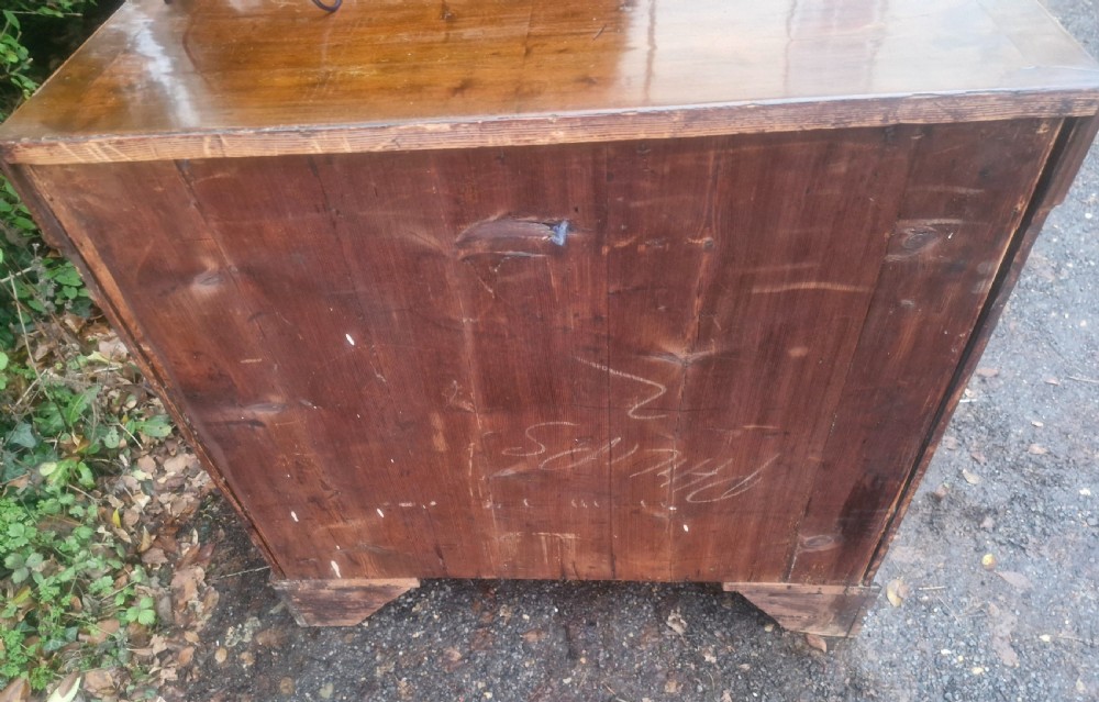Early 19th century mahogany chest of 4 drawers.  View XIV