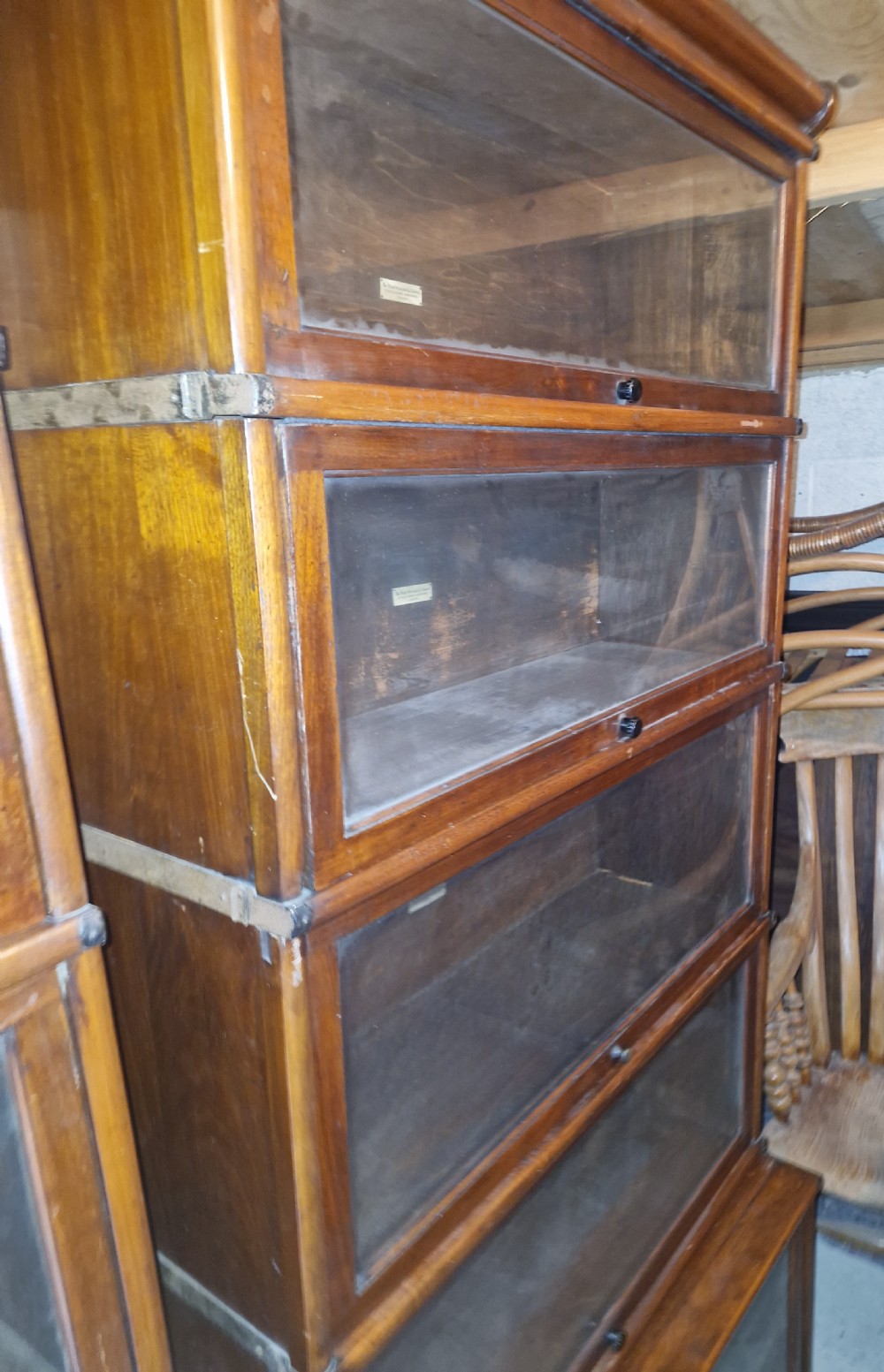 Pair of Globe Wernicke bookcase cabinets of good size. View III