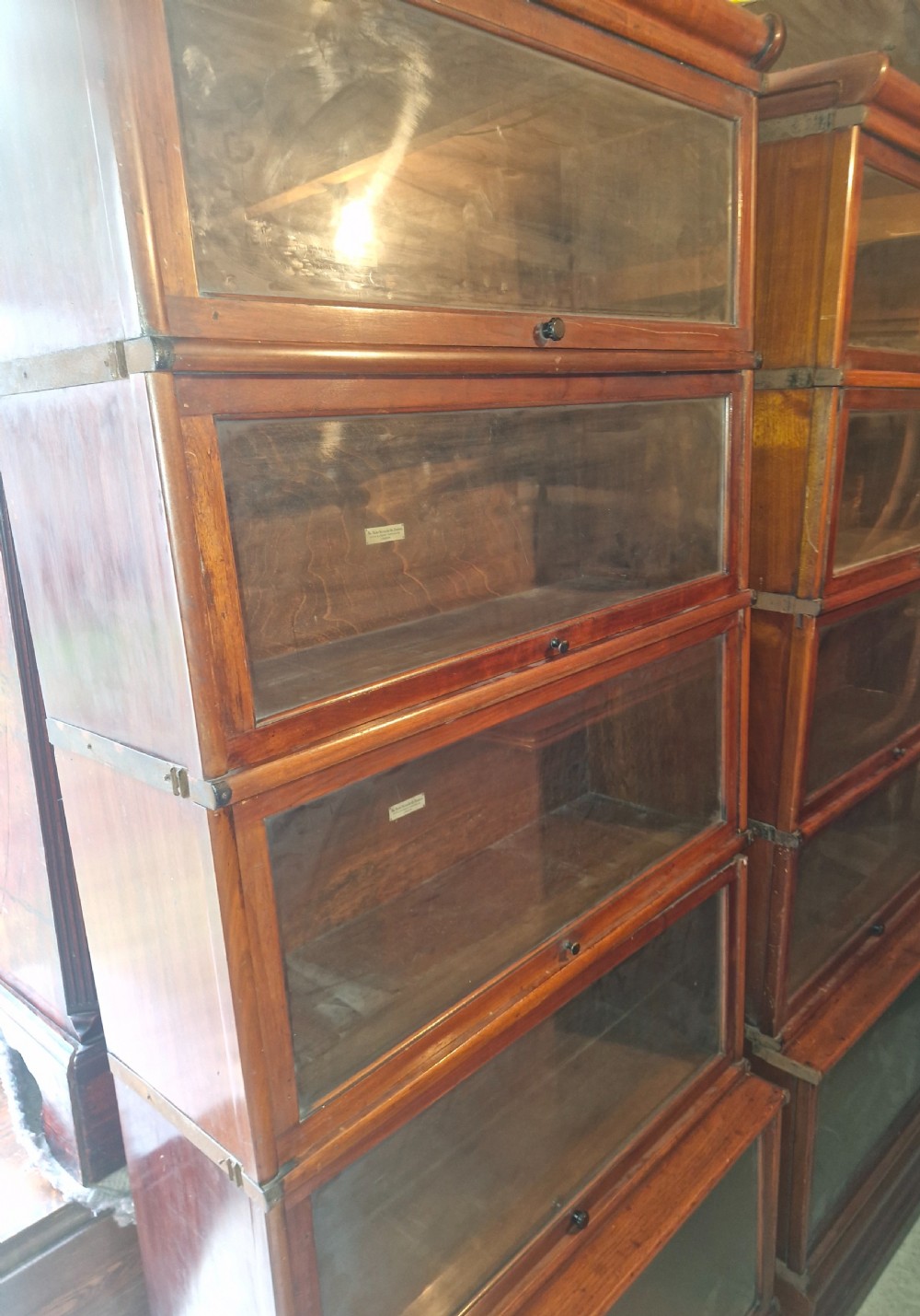 Pair of Globe Wernicke bookcase cabinets of good size. View IV