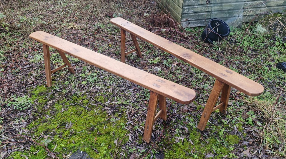 Pair of french kitchen benches.  View III