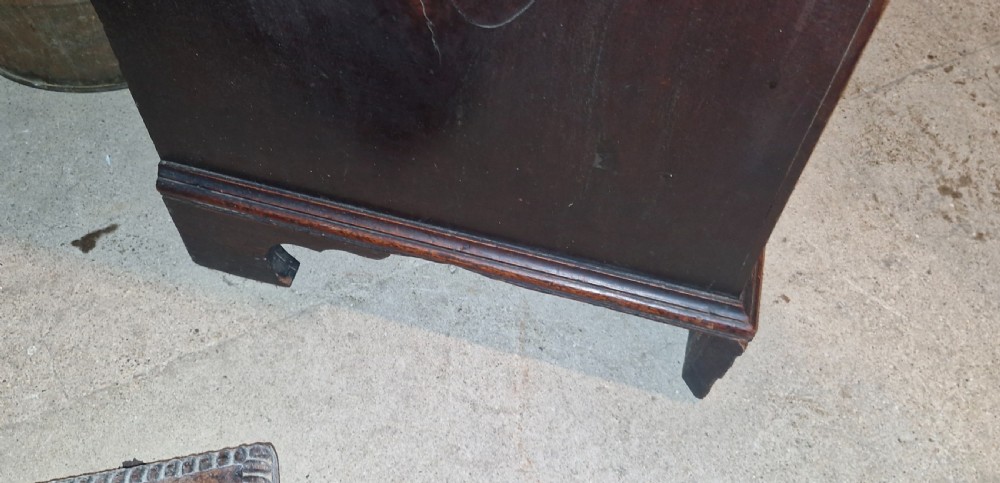 Late Georgian mahogany chest of 4 drawers. View IX
