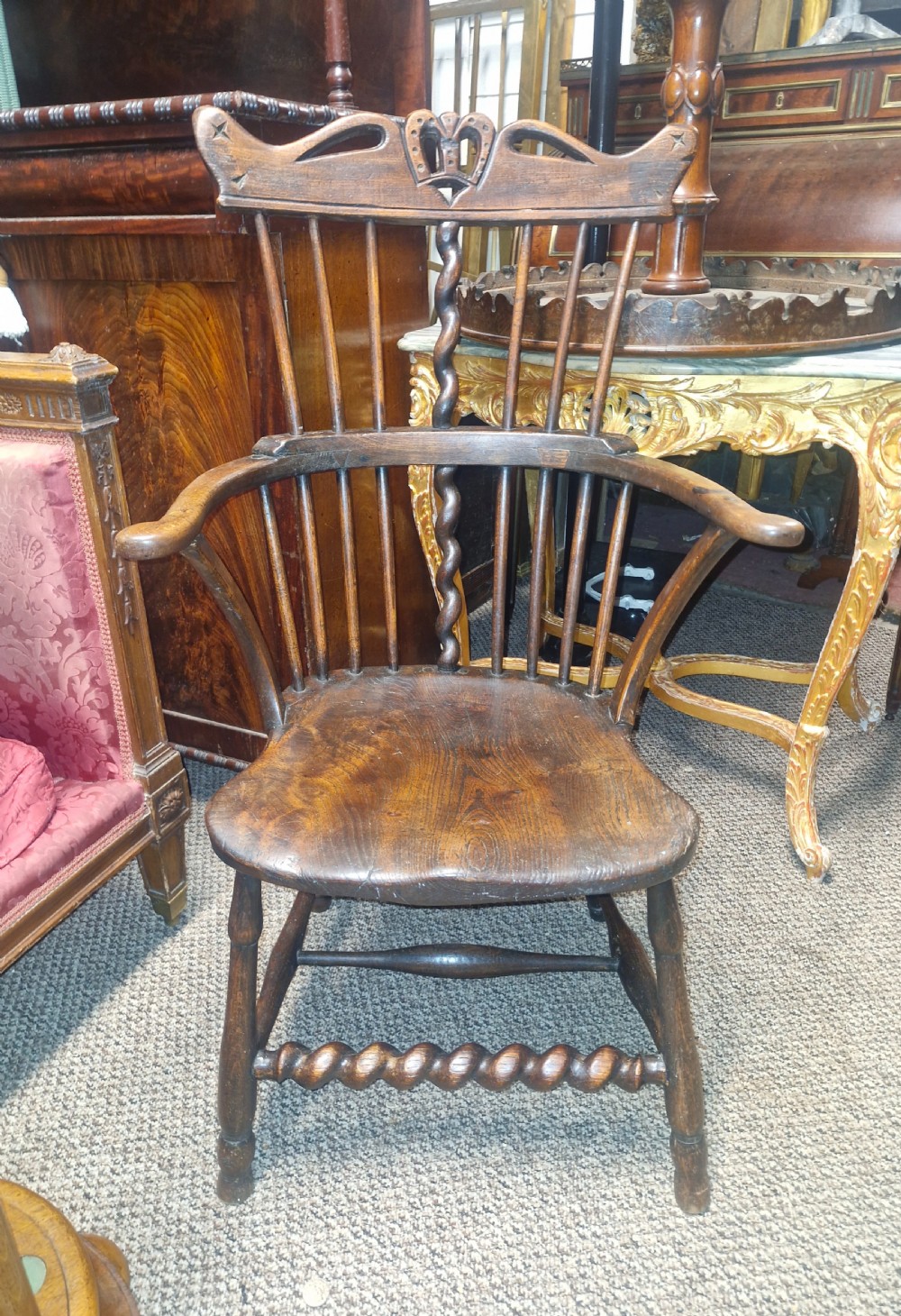 19th century Windsor armchair.  View II