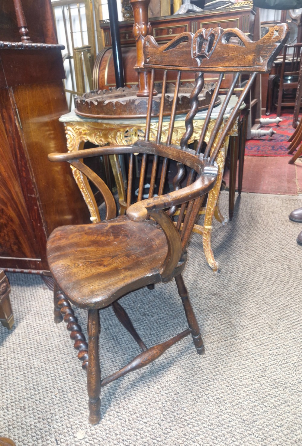 19th century Windsor armchair.  View III
