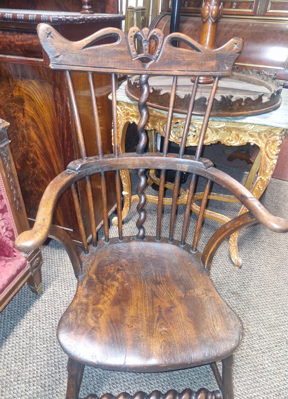 19th century Windsor armchair.  View IV