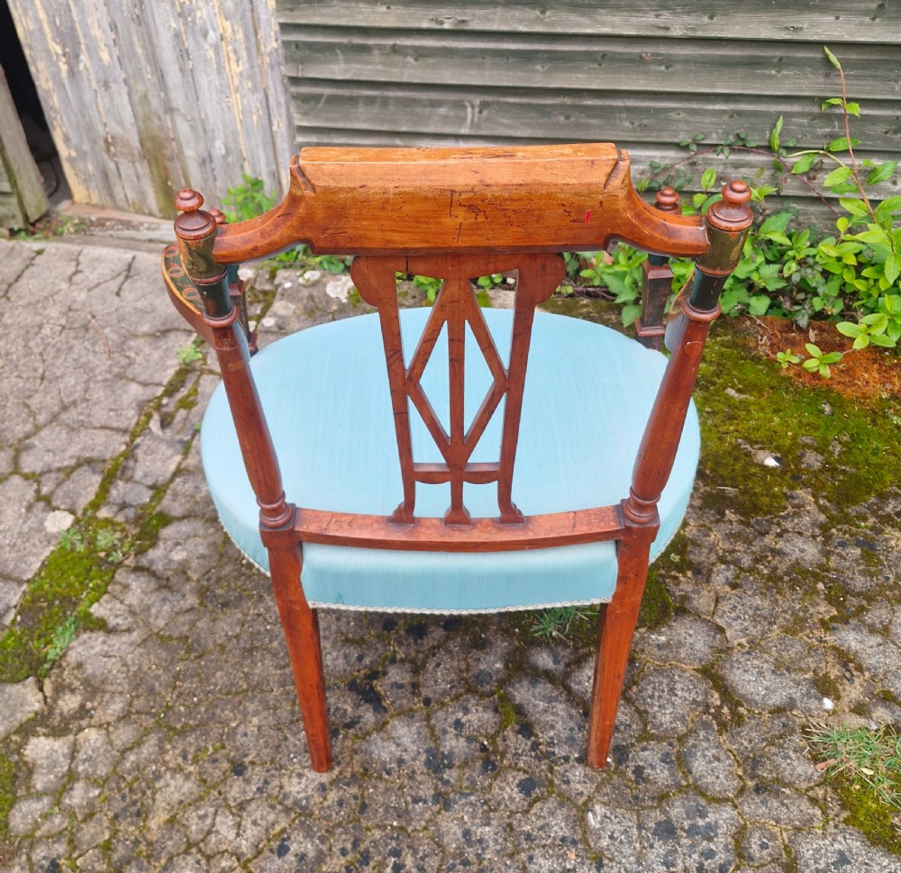 Painted satinwood armchair  View VII
