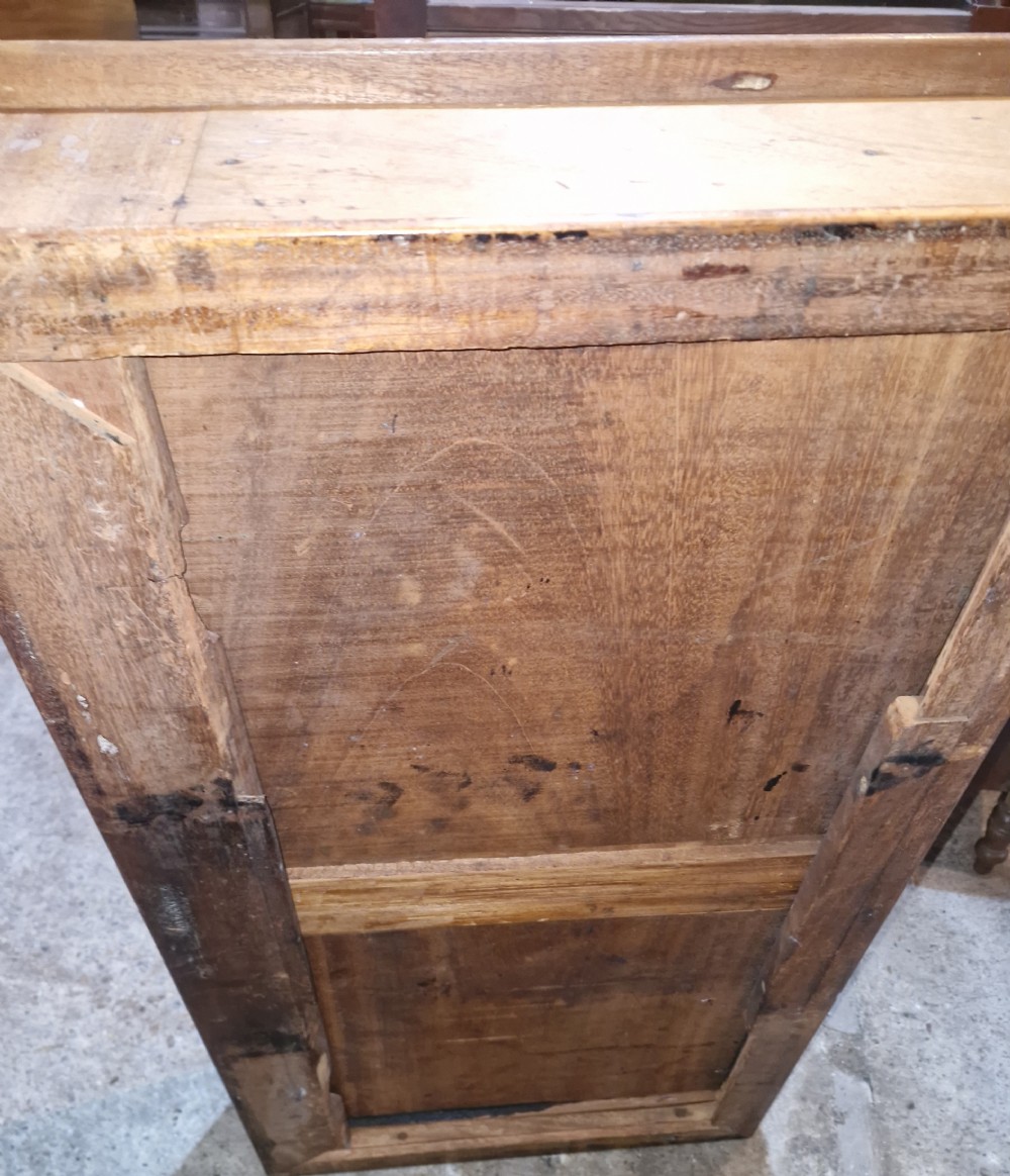Late 19th century mahogany Ships Naval campaign desk. View VII