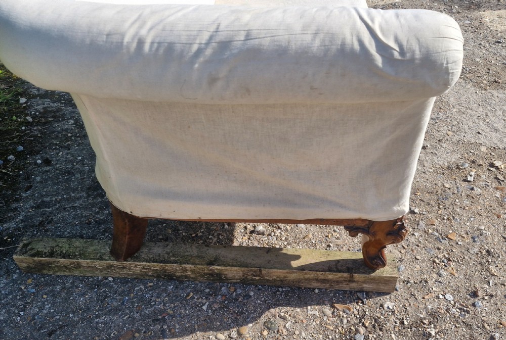 Victorian country house sofa with 2 loose covers.  View XIV