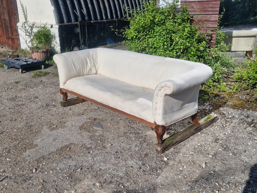 Victorian country house sofa with 2 loose covers.  View XXII