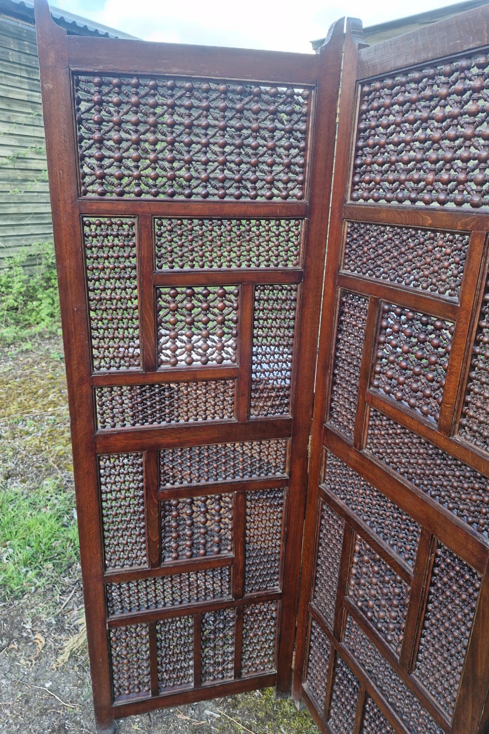 Moorish 3 fold dressing screen View III