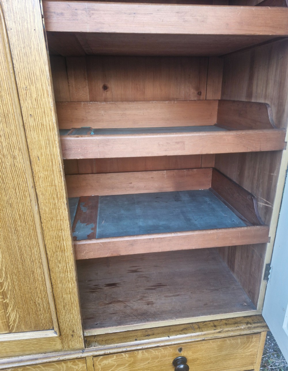 Good faux/scumbled pine housekeepers cupboard   View VI