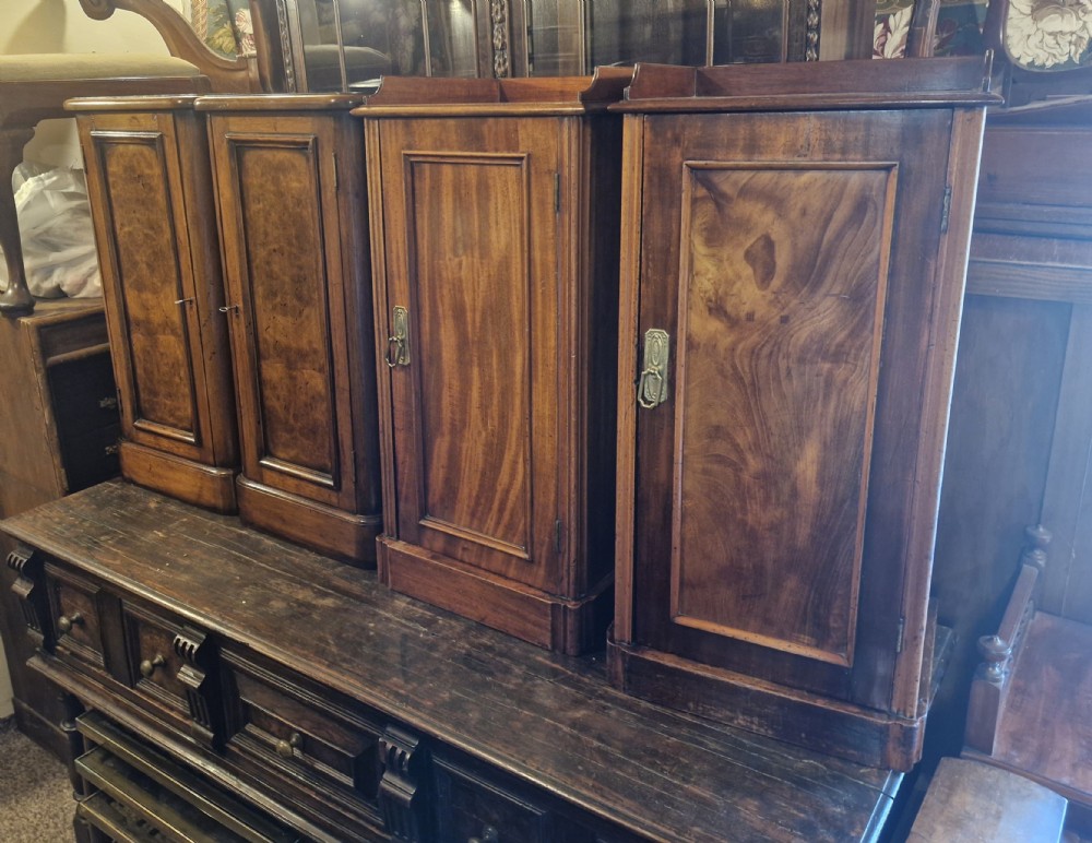 A very near pair of mahogany bedside cabinets.  View VIII