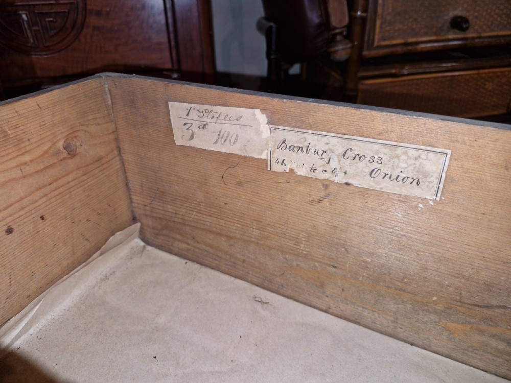 Bank of late Victorian drawers.  View V