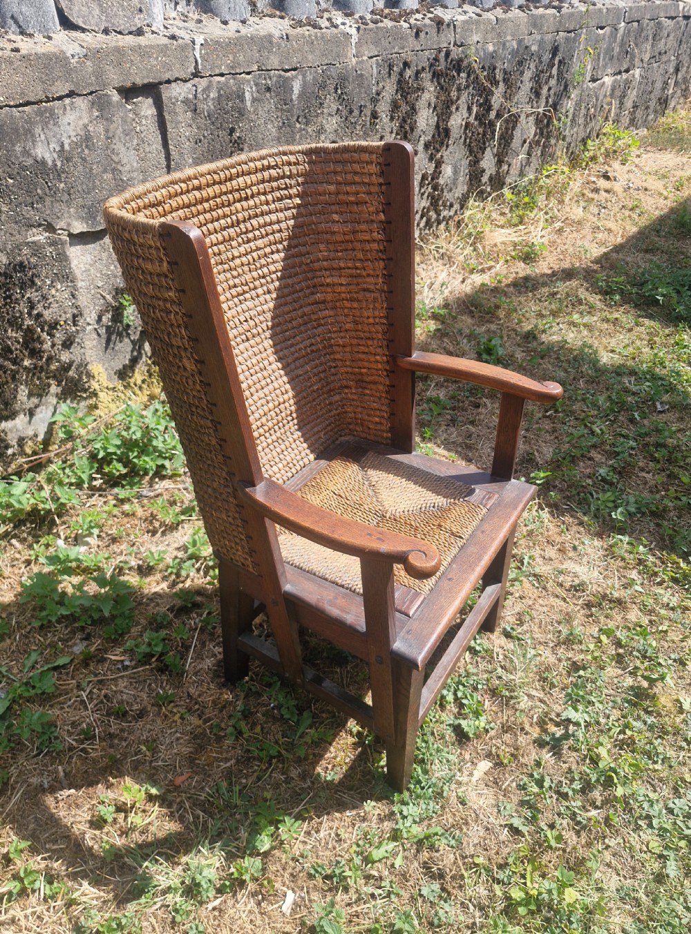 Oak framed Childs Orkney chair.  View V