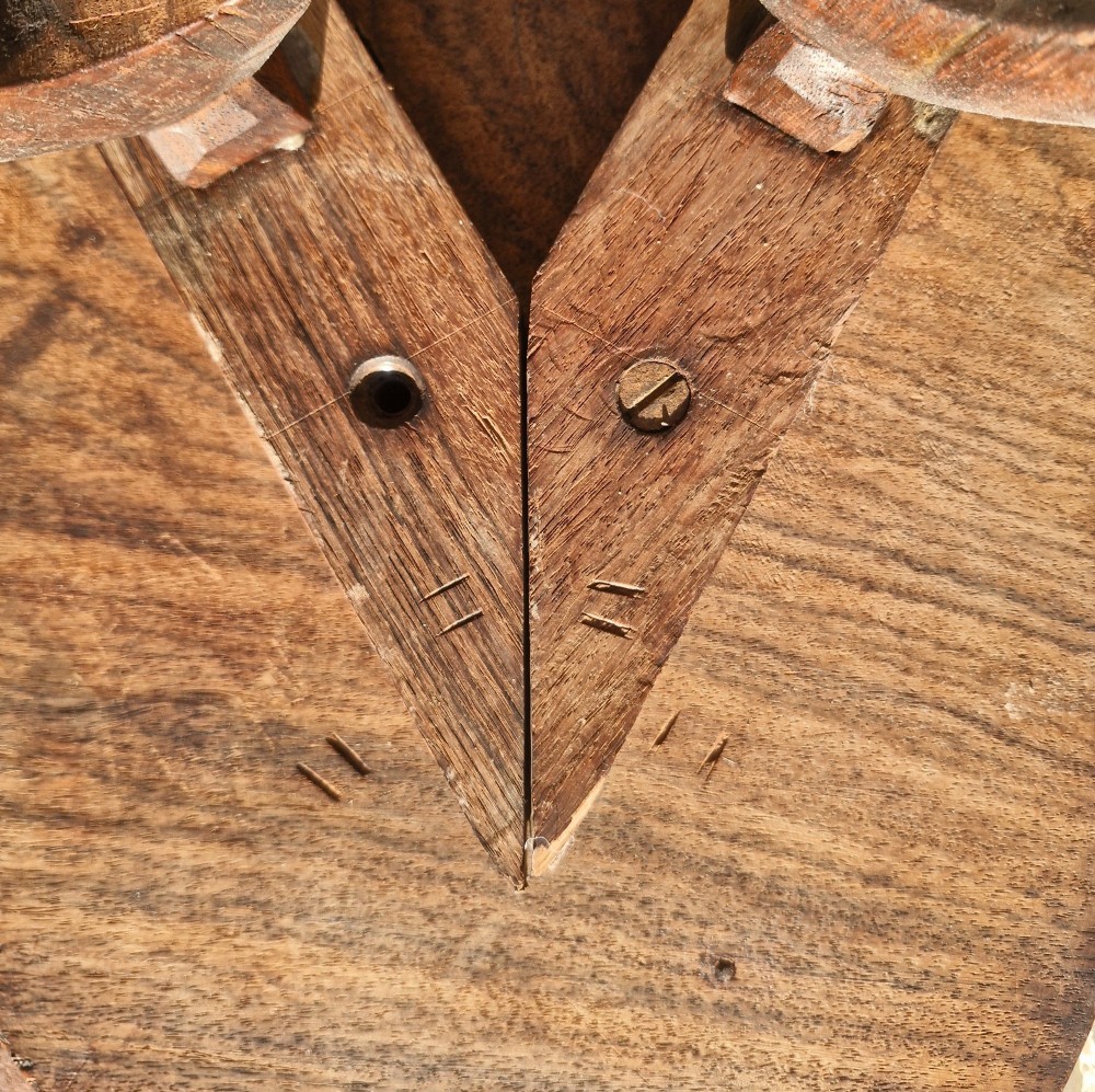 Unusual carved Anglo Indian occasional table. View IX