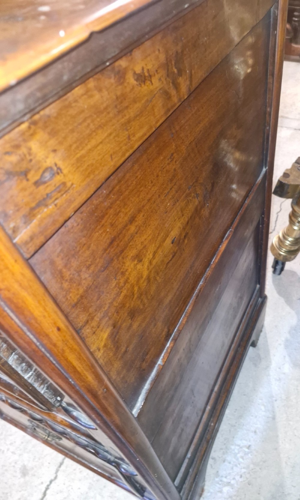 Antique walnut chest of drawers. View II