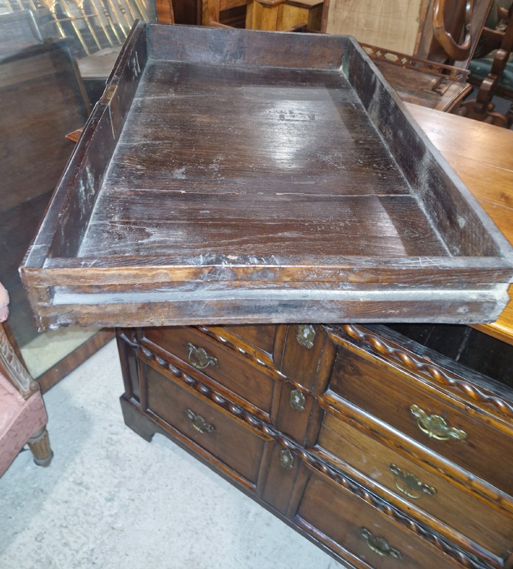 Antique walnut chest of drawers. View IV